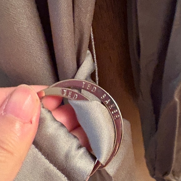 Ted Baker Light Olive Belted Dress with Pockets – New Without Tags - Picture 7 of 11